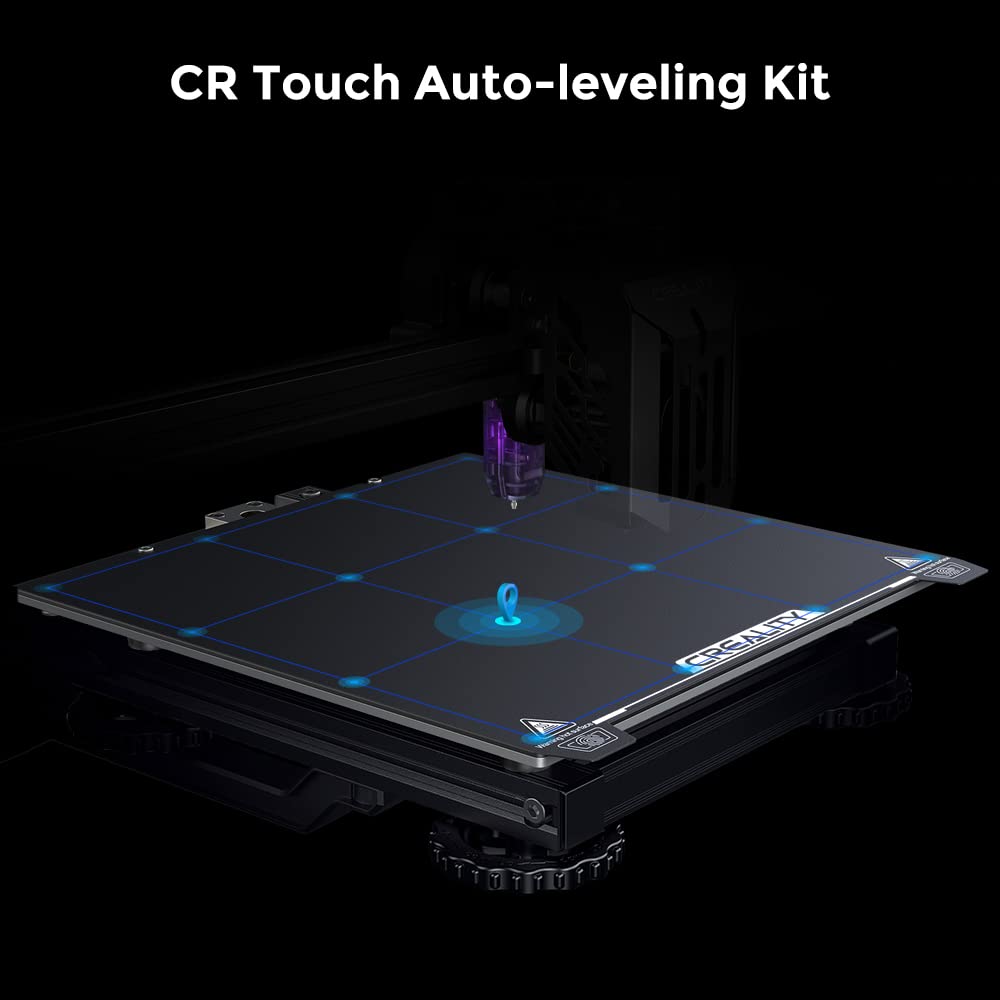 Official Creality Ender 5 S1 3D Printer - High Speed 250mm/s, 300°C Nozzle, Direct Extruder, CR Touch Auto Leveling, Dual Z-Axis, Stable Cube Frame (8.66x8.66x11.02in) - Perfect for Home, Office & Professional 3D Printing Projects