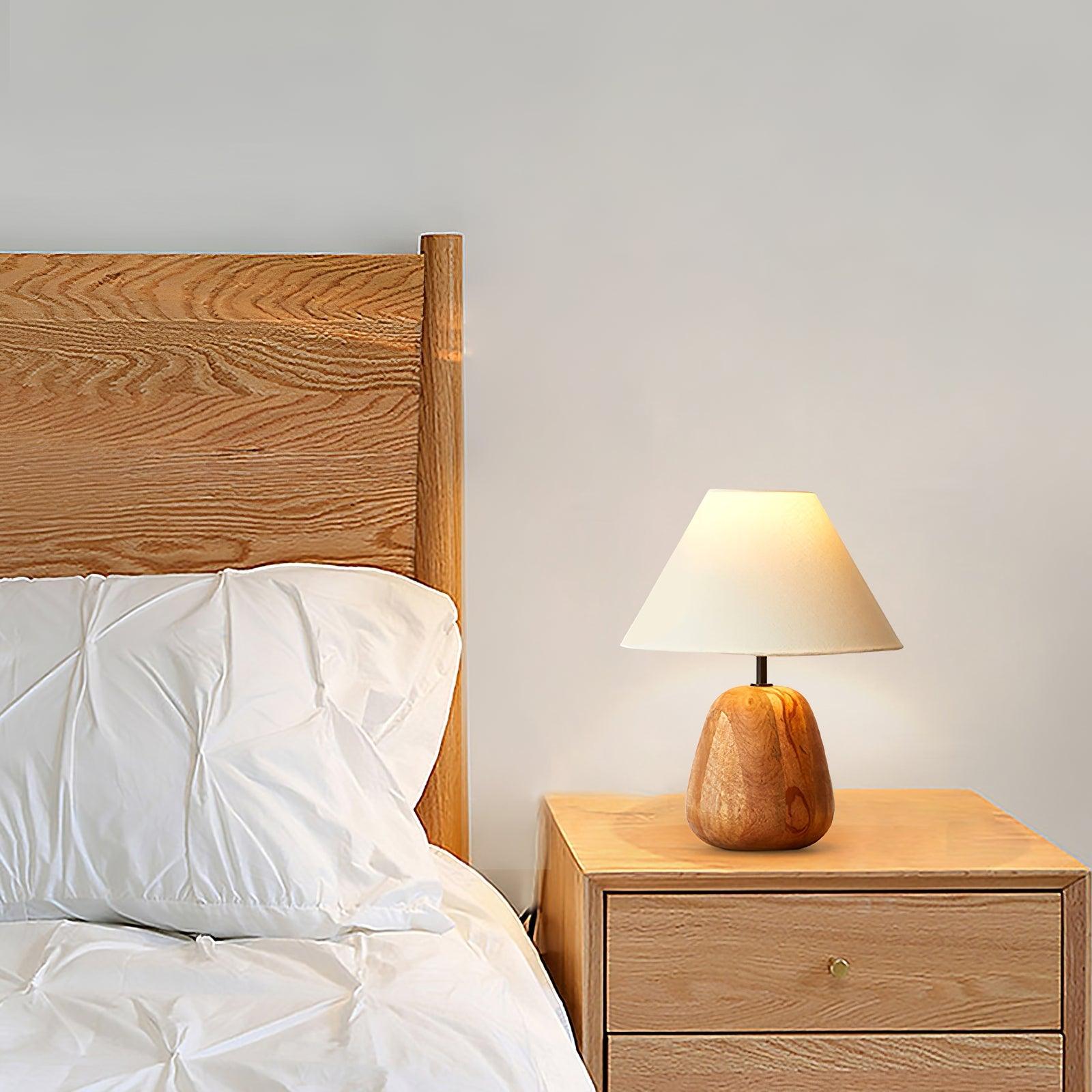 Stylish Irving Wood Table Lamp - Modern Home & Office Decor - Perfect for Bedroom, Living Room, or Workspace Lighting