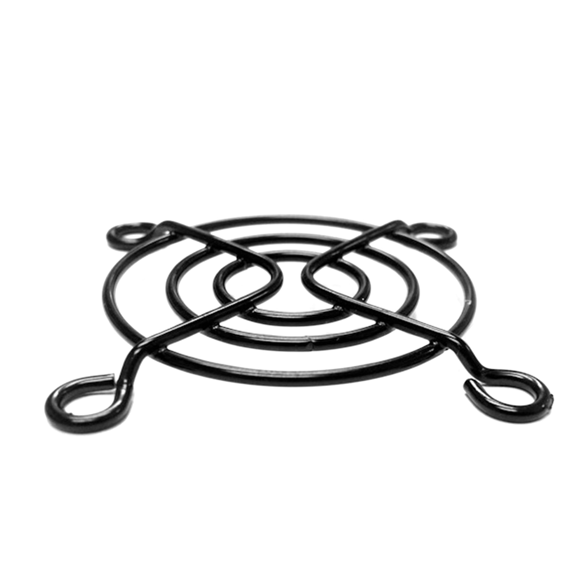 50mm Black Fan Finger Grill - 2 Pack - High-Quality BBQ Grill Accessories for Outdoor Cooking, Grilling, and Camping