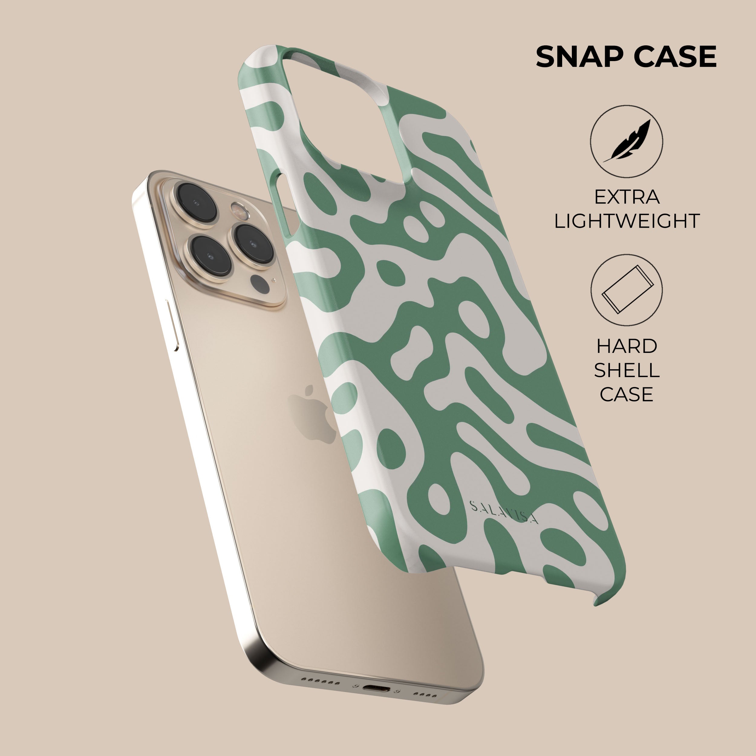 Eco-Friendly Green Paths Phone Case - Durable & Stylish Protective Cover for iPhone & Samsung - Perfect for Outdoor Adventures & Daily Use