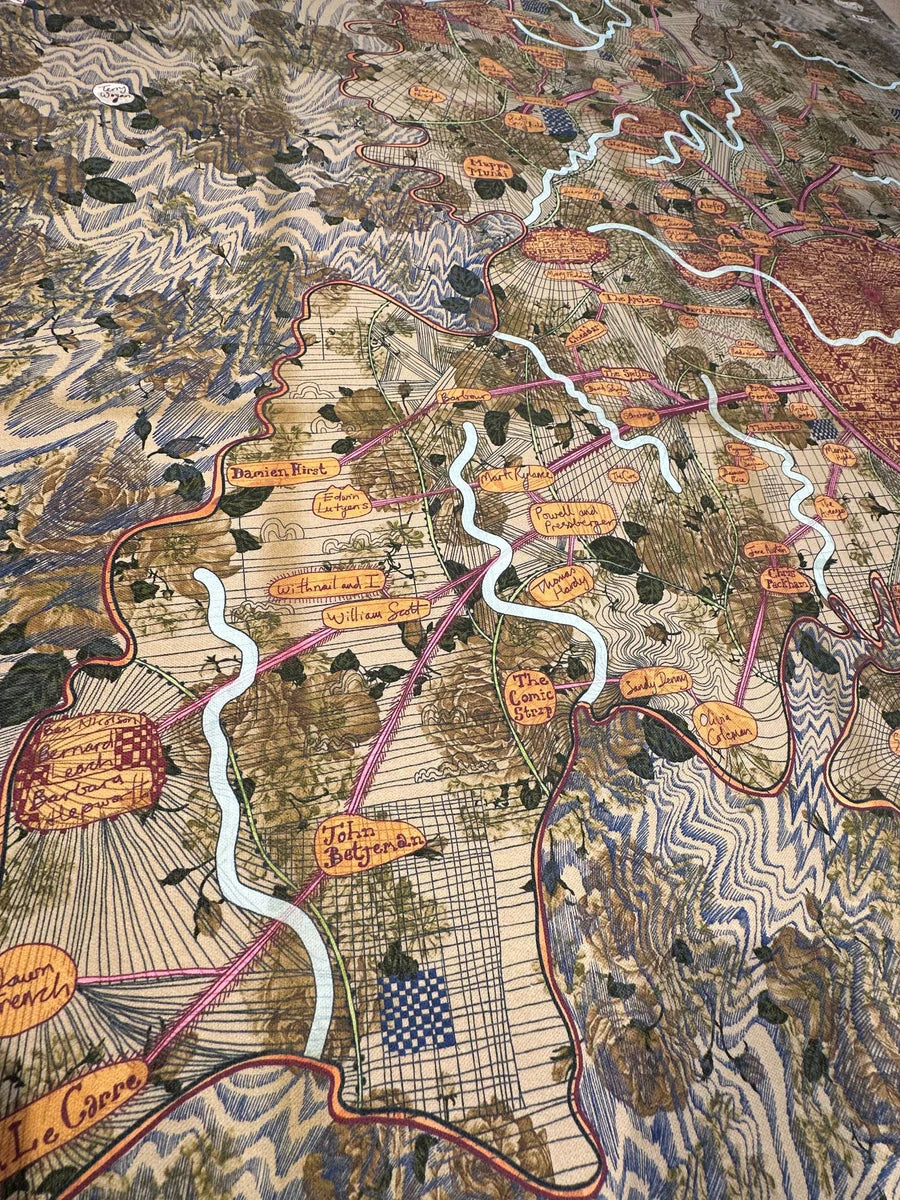 Grayson Perry England as Seen from Lockdown in Islington - Unique British Art Print - Perfect for Home Decor & Art Collectors