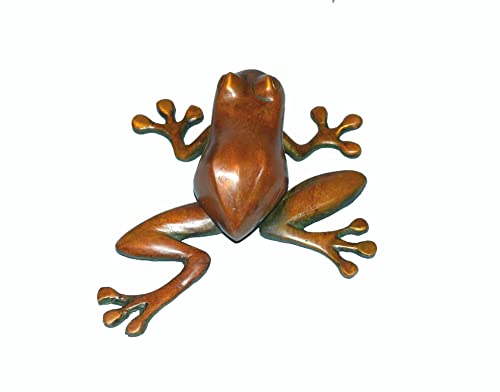 Unique Handcrafted Jumping Tree Frog Doorbell - Polished Brass Toad Door Knocker for Baby Room, Nursery Decor & Dresser Pull - Perfect for Kids' Bedrooms, Playrooms & Themed Home Decor