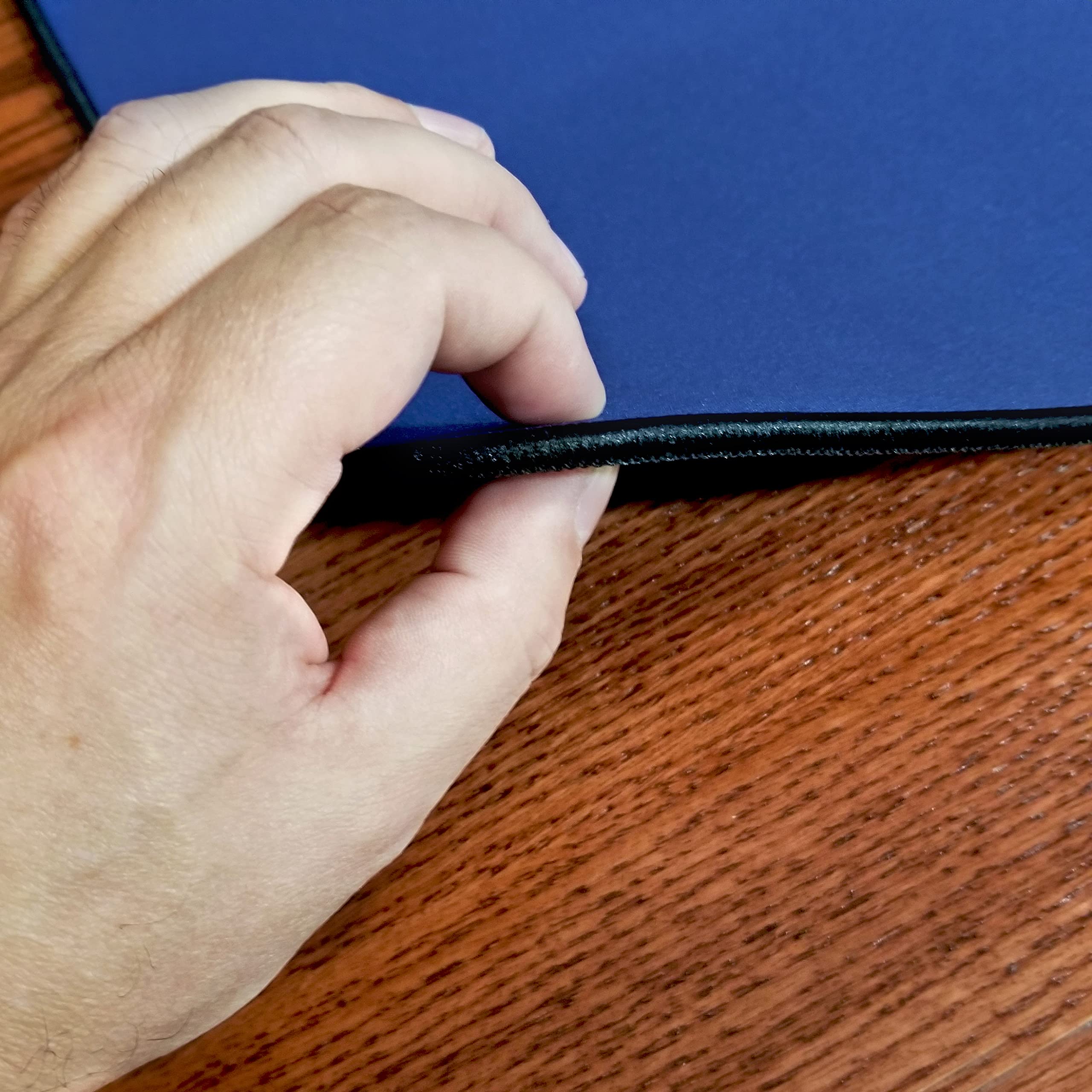 Premium 3'x5' Board Game Playmat - Thick Super Cushioned, Stitched Edge & Water Resistant Surface with Carrying Case - Perfect for Tabletop Games, Magic: The Gathering, Dungeons & Dragons, Poker & Card Games (Medium, Blue) - Ideal for Game Nights, Tournaments & Home Entertainment