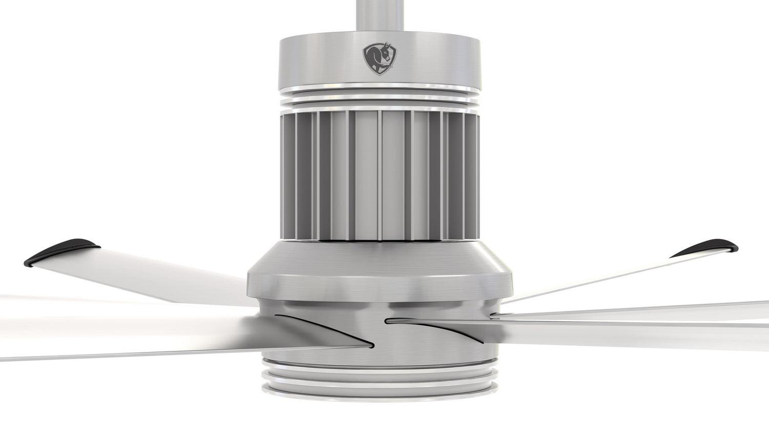 Big Ass Fans 72-Inch Ceiling Fan with Remote Control - High Velocity Airflow for Large Rooms, Warehouses & Outdoor Spaces