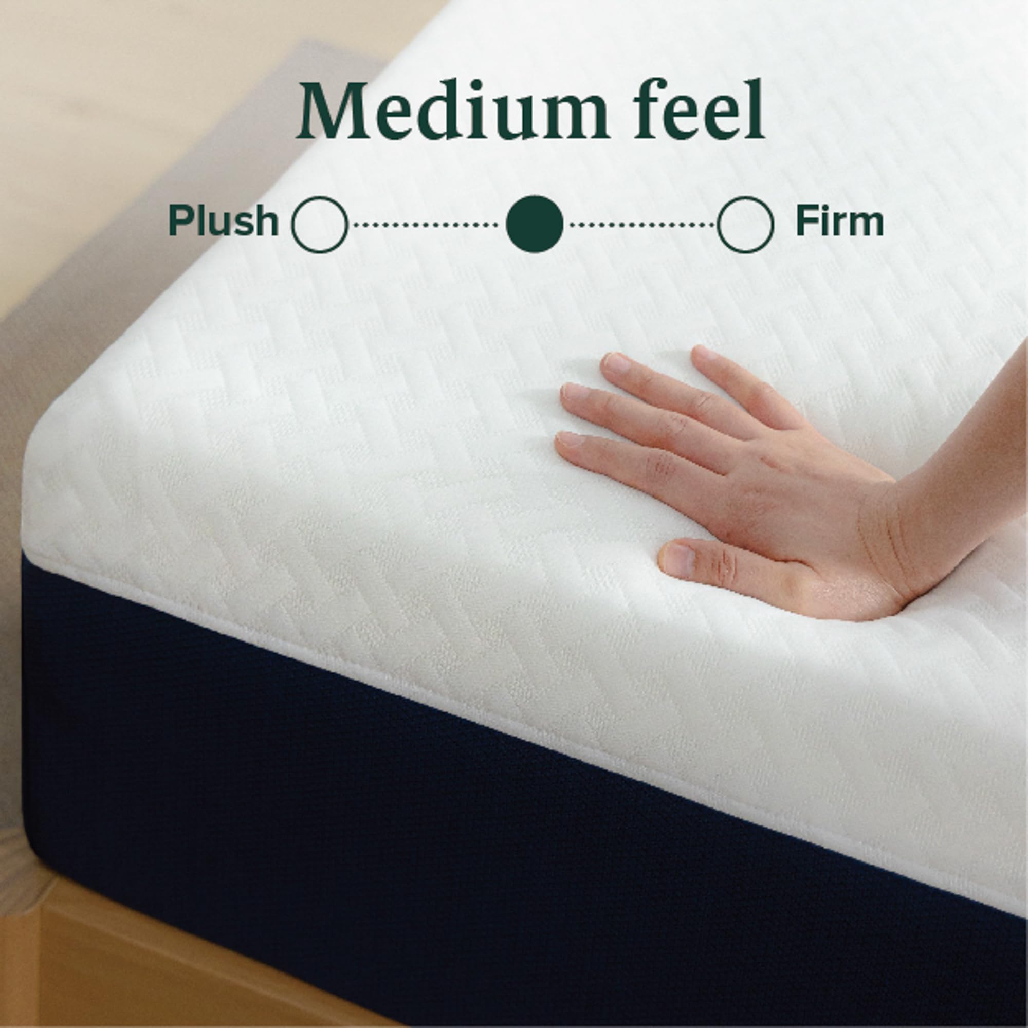ZINUS 12 Inch Cooling Comfort Hybrid Mattress - Twin Size, Fiberglass Free, Medium Firm Support with Motion Isolation | CertiPUR-US Certified Foams & OEKO-TEX Fabric | Bed in a Box for Cool Sleep | Perfect for Guest Rooms, Dorms & Small Spaces