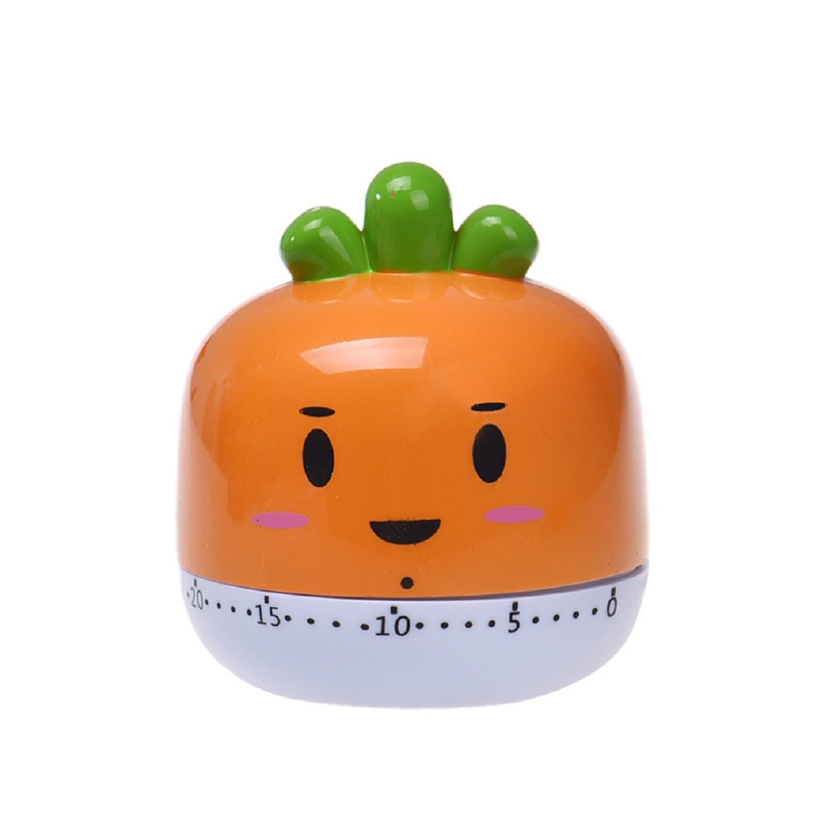 60 Minute Mechanical Kitchen Timer - Orange Retro Cooking Timer for Baking, Grilling & Home Decoration - Perfect for Kitchen, BBQ & Classroom Use