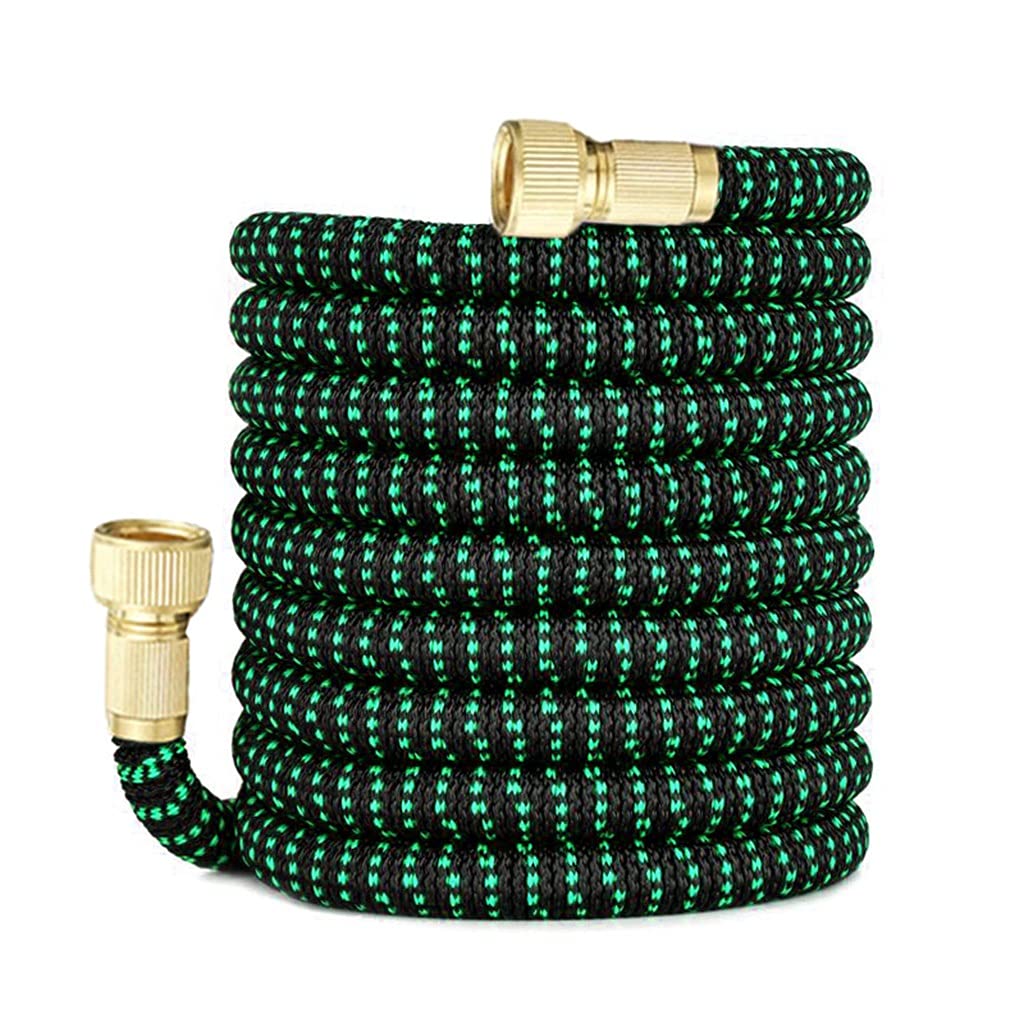 Expandable Watering Hose 100FT - High Pressure Magic Garden Hose for Flexible Irrigation, Car Washing & Outdoor Cleaning | Durable Plastic Pipe with Spray Gun | Perfect for Lawns, Gardens & Vehicle Care
