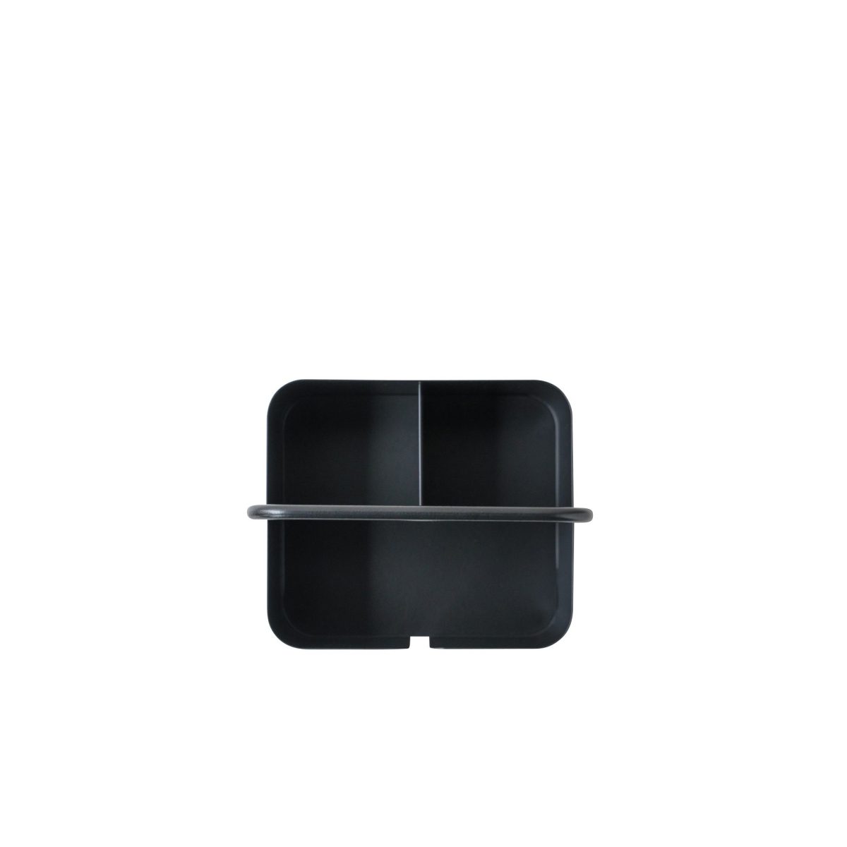 DESIGNSTUFF Black Square Storage Caddy & Organizer Box - Perfect for Home, Office, Bathroom & Car Organization