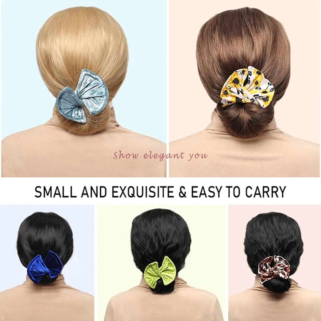 Deft Bun Hair Bun Maker - Classy Multicolor Cloth Magic Clip for Twist Hairstyles & Donut Buns | Perfect for Updos, Ponytails & Everyday Hair Styling