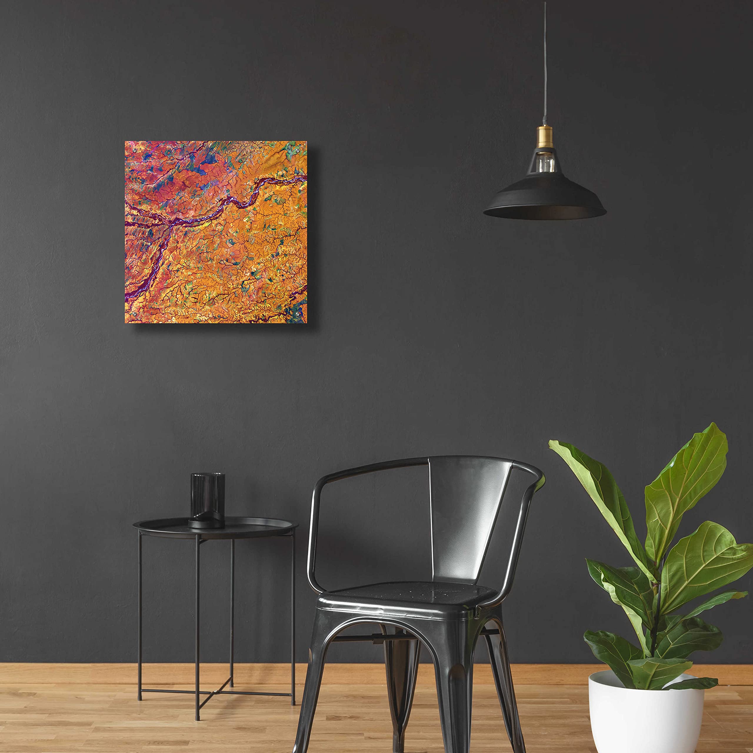 Epic Art 'Earth as Art: Capillaries' - 24x24 Inch Modern Acrylic Glass Wall Decor - Stunning Home & Office Wall Art for Living Room, Bedroom or Contemporary Spaces