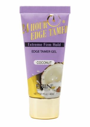EBIN 24 Hour Edge Tamer Gel - Extreme Firm Hold Hair Styling Gel for Sleek Edges & Flyaways - Perfect for Natural Hair, Braids, Weaves & Protective Styles