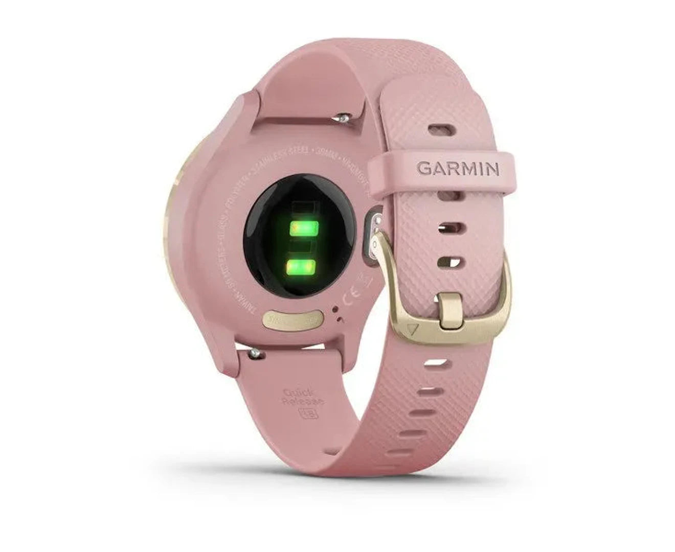 Garmin vívomove 3S Smartwatch - Light Gold Stainless Steel Bezel, Dust Rose Case & Silicone Band | Fitness Tracker with Heart Rate Monitor | Perfect for Women's Workout, Running & Daily Activity Tracking