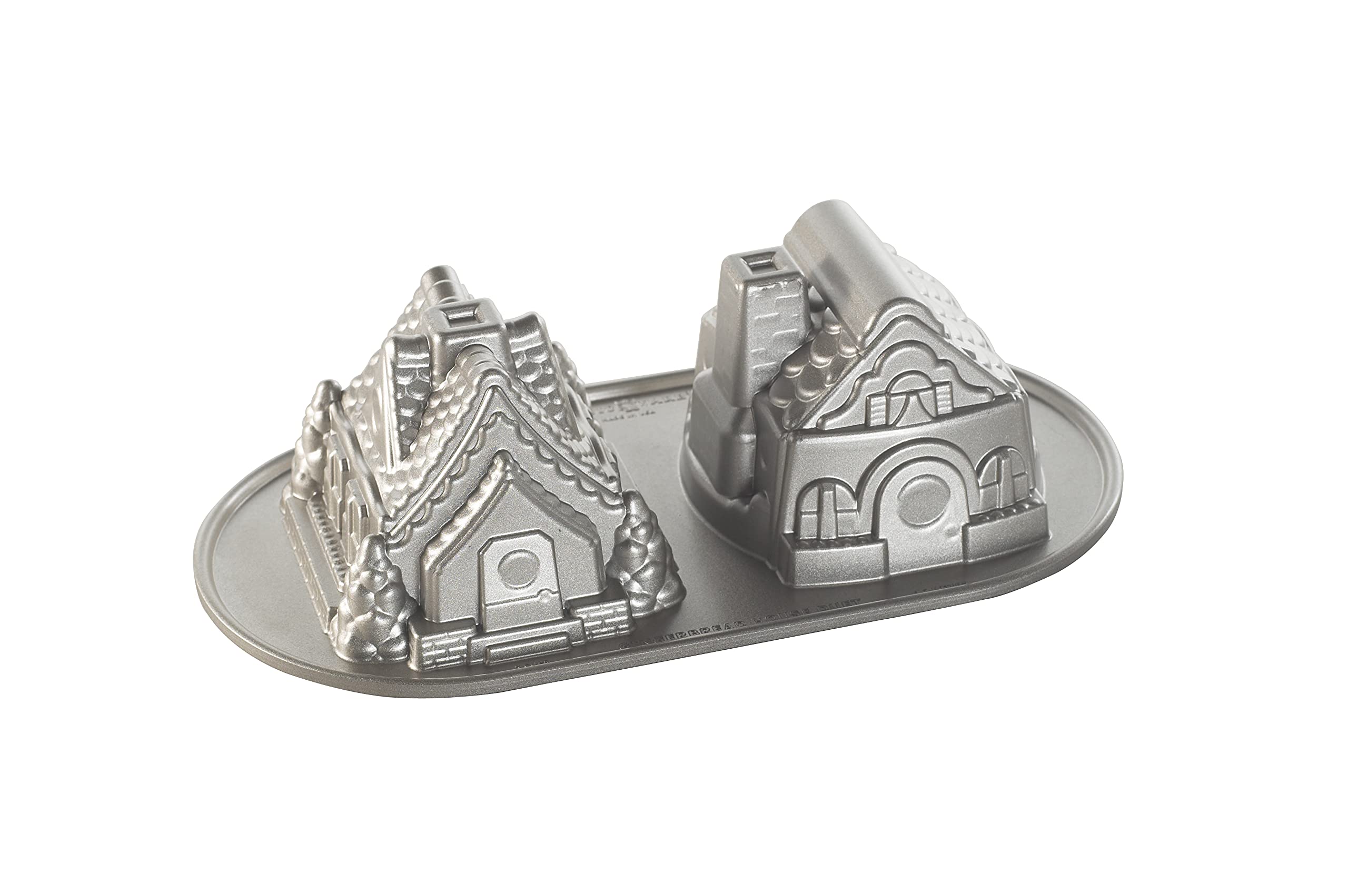 Nordic Ware Gingerbread House Duet Pan Set - Nonstick Bakeware for Holiday Cookie Making, Christmas Baking, and Festive Desserts | Perfect for Gingerbread Houses, Cookies, and Seasonal Treats