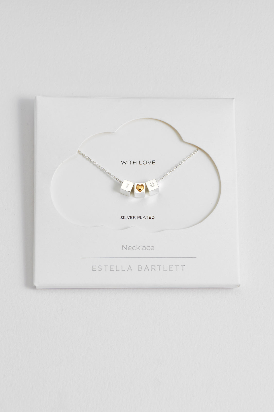 I Love You Cube Necklace - Elegant Sterling Silver Pendant for Women, Perfect Gift for Valentine's Day, Anniversary & Romantic Occasions