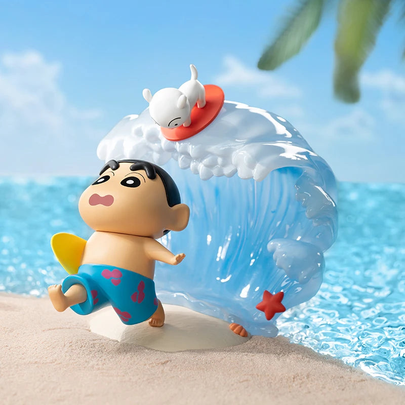Crayon Shin Chan Classic Scenes Series Blind Box - Collectible Anime Figure Set for Kids & Adults - Perfect for Home Decor, Office Display, and Gift Giving