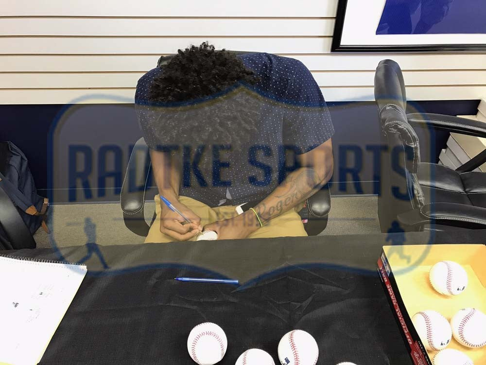 Ronald Acuna Jr. Signed Atlanta Braves Baseball - Official Rawlings MLB Game Ball - Perfect for Collectors, Fans, and Display