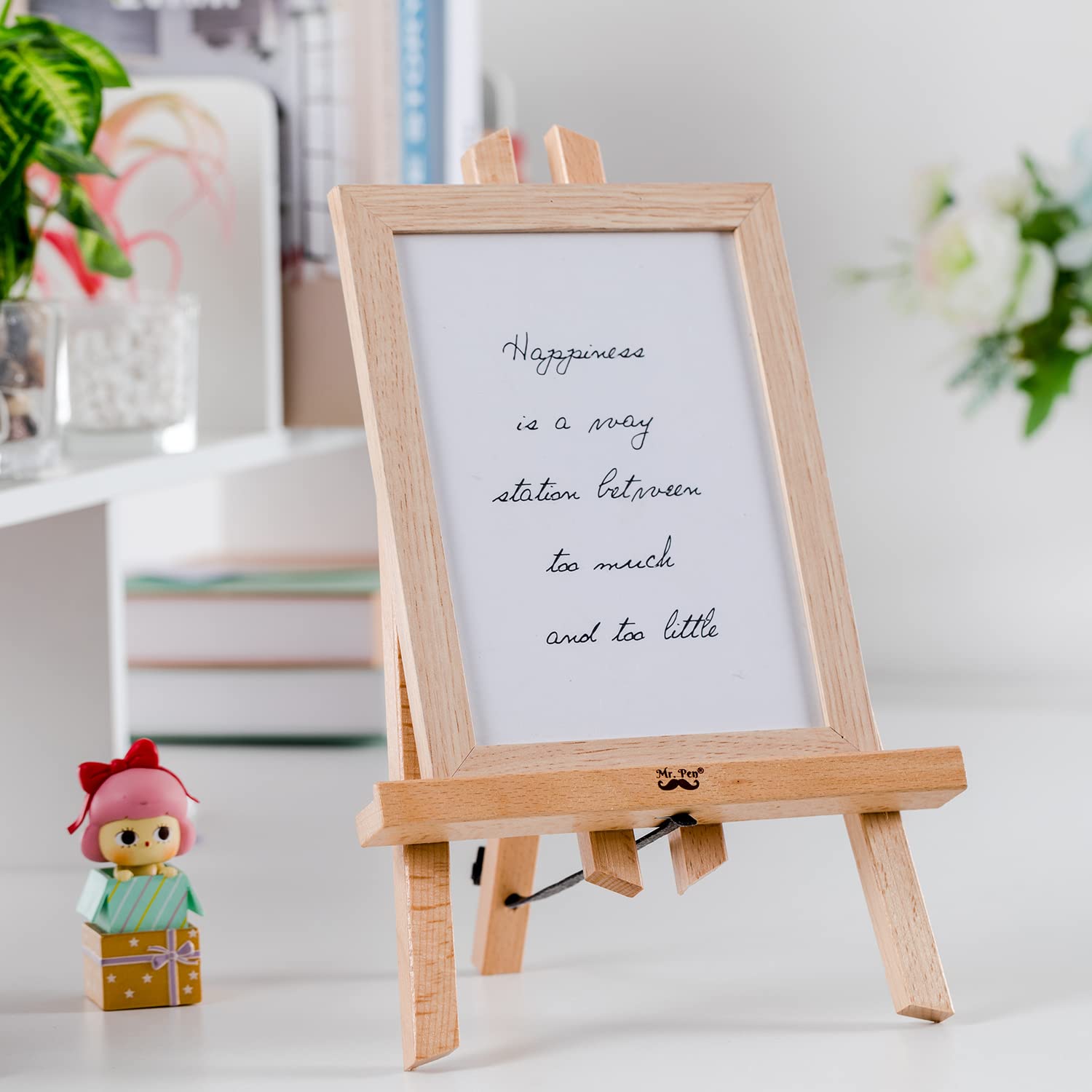 Mr. Pen 11 Inch Wooden Tabletop Easel Stand for Painting Canvas - Perfect for Artists, Students & Home Decor Display | Portable Mini Art Easel for Tabletop Painting, Sketching & Craft Projects