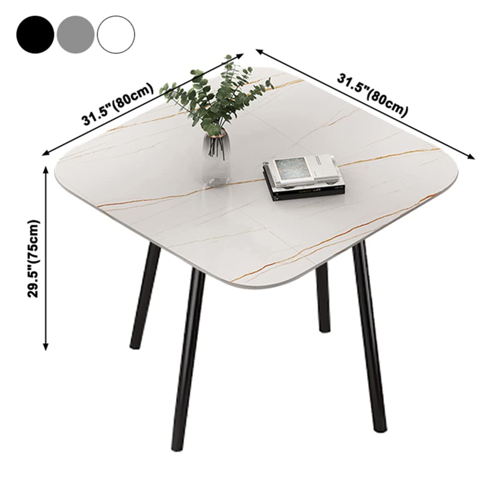 Modern 4-Foot Square Dining Table 31.5