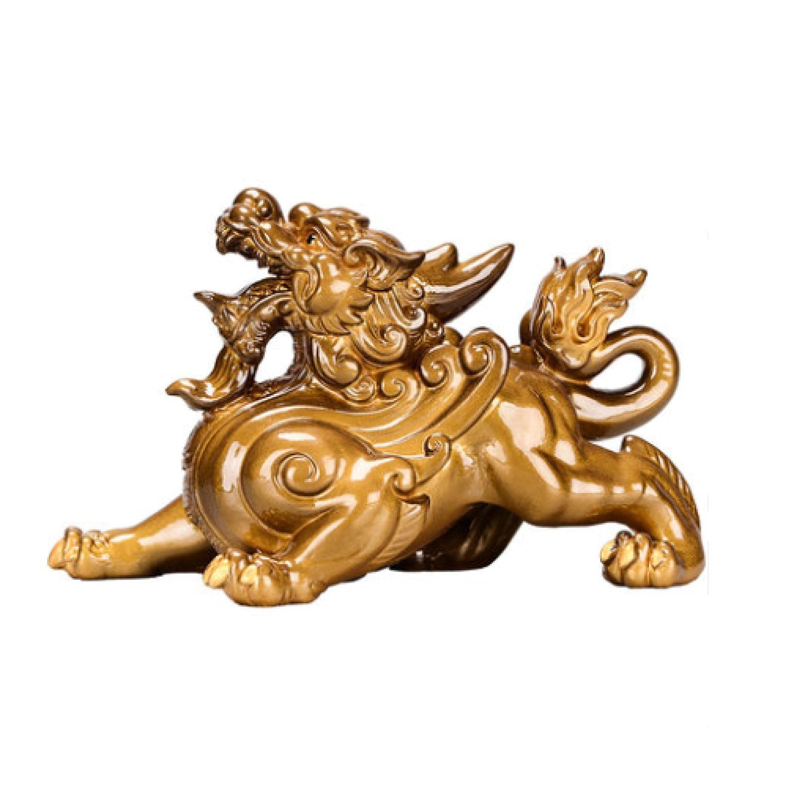 MDROGKUX Color-Changing Pixiu Statue - Feng Shui Wealth Tea Pet, Home Decor Sculpture for Tea Table & Tea Set | Perfect Gift for Tea Lovers & Office Desk Ornament