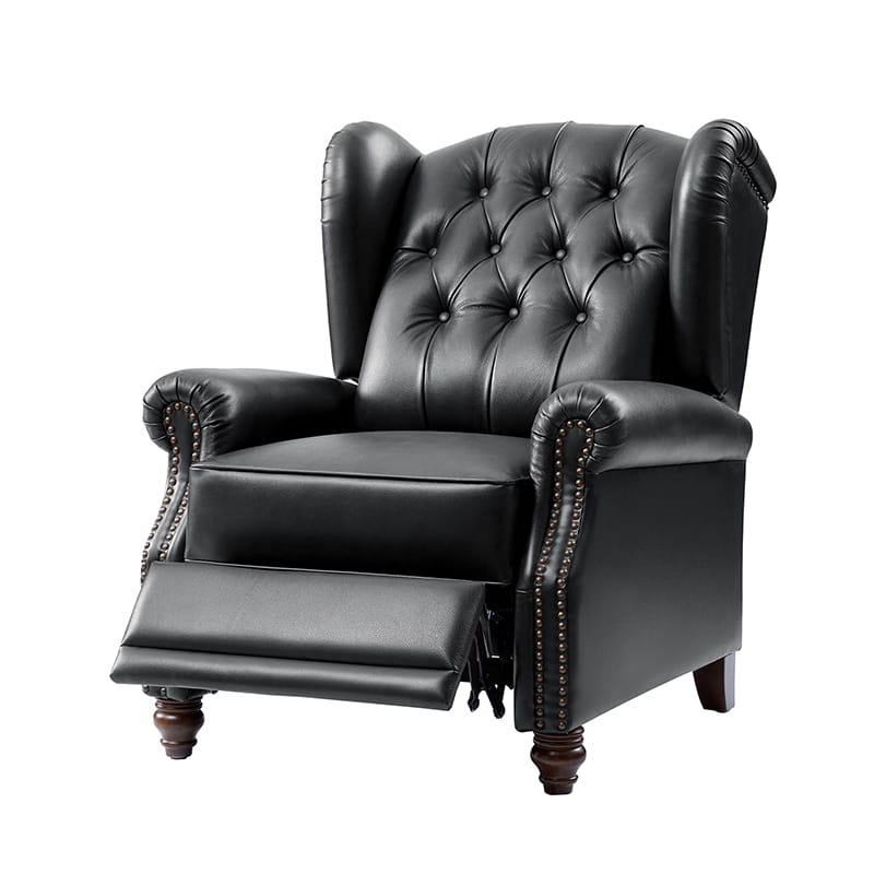 Karelie Genuine Leather Electric Recliner Chair - Power Lift Reclining Sofa with Massage & Heat for Living Room, Home Theater, and Office Relaxation