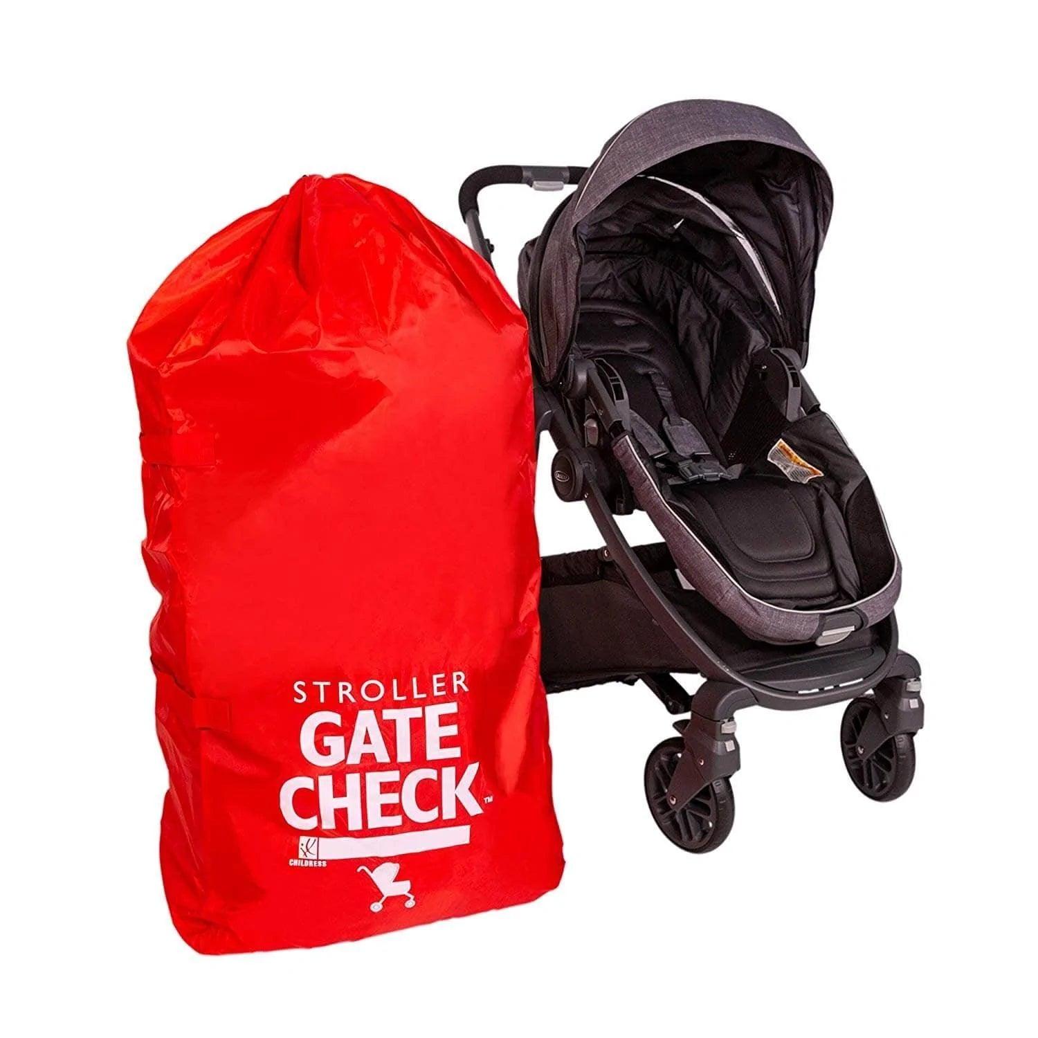 J.L. Childress® Air Travel Bag for Standard & Double Strollers - Durable Protective Cover for Airplane & Car Travel - Perfect for Family Vacations & Airport Use