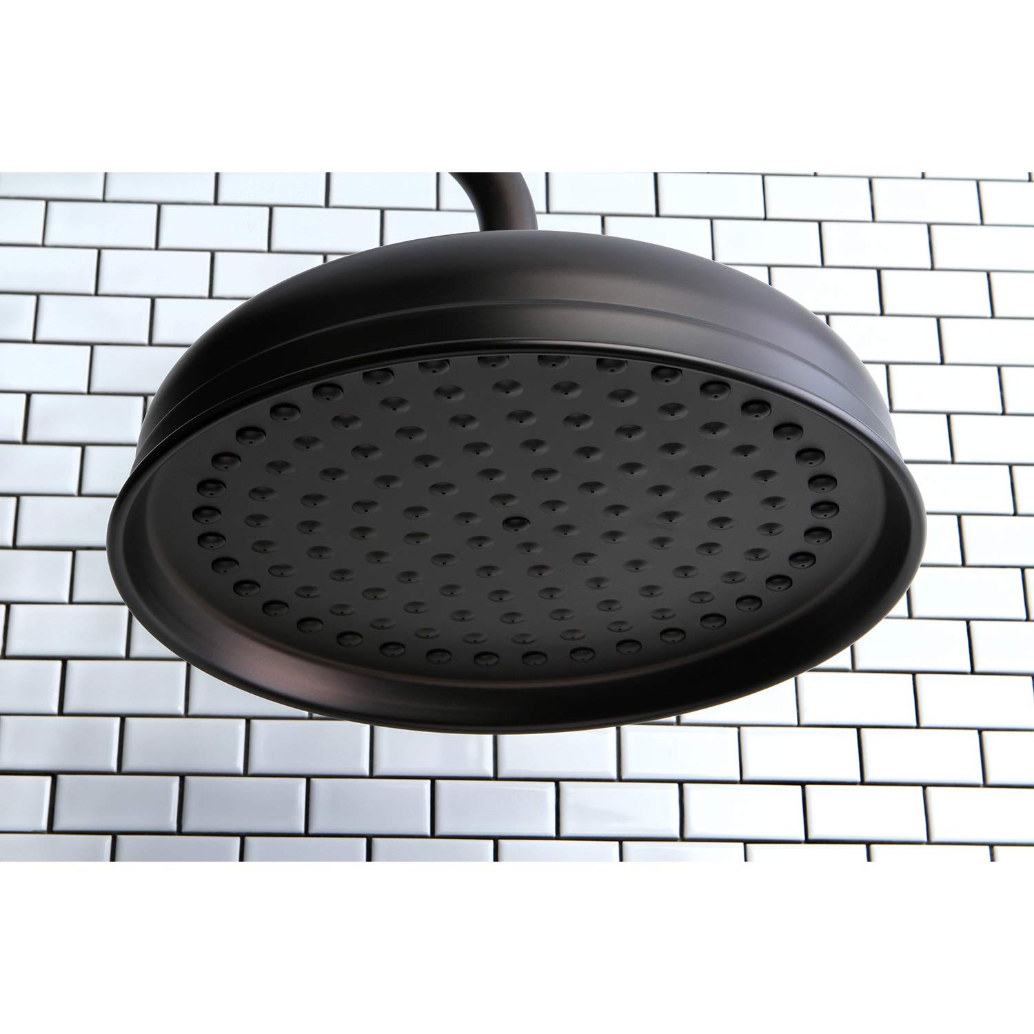 Kingston Brass K125A5 Victorian Raindrop Shower Head 10-Inch Oil Rubbed Bronze - Luxury Rainfall Showerhead for Spa-Like Bathroom Experience