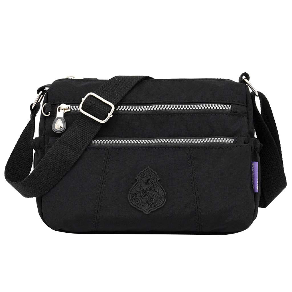 Waterproof Nylon Messenger Bag for Women - Elegant Shoulder Handbag for Daily Use, Shopping & Travel | Durable & Stylish Crossbody Purse
