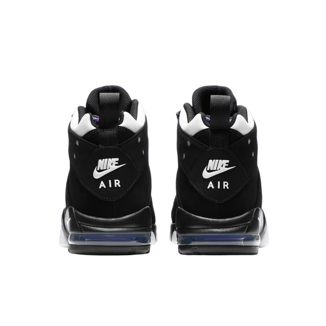 Nike Air Max 2 CB Charles Barkley 94 Retro Basketball Shoes - Black White Purple (2020 Release) - Vintage NBA Sneakers for Men, Streetwear & Basketball Games