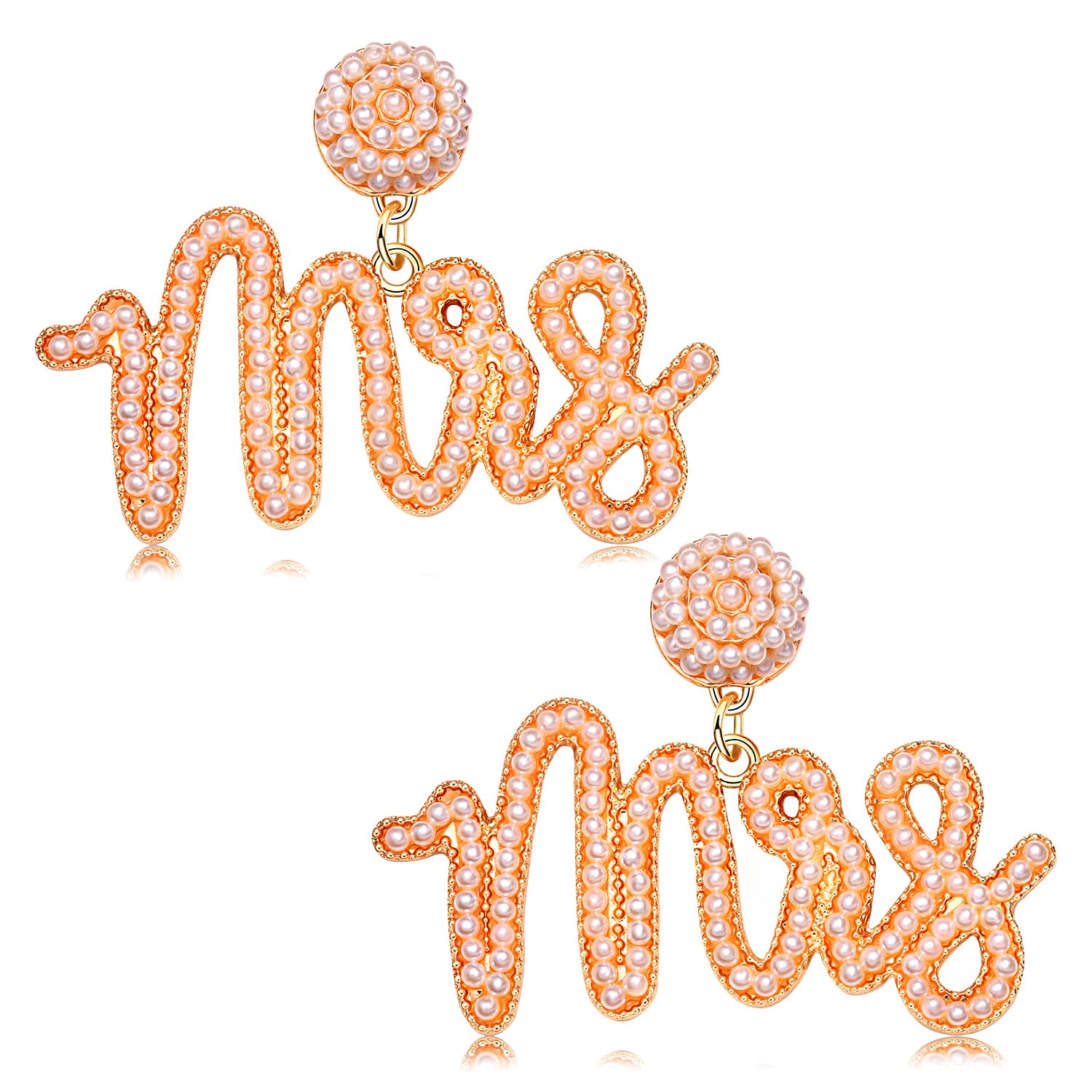 Elegant Beaded Wedding Earrings for Women - Dainty Drop Dangle Bridal Jewelry - Perfect for Brides, Engagement Parties & Bachelorette Gifts | Ideal for Weddings, Anniversaries & Special Occasions