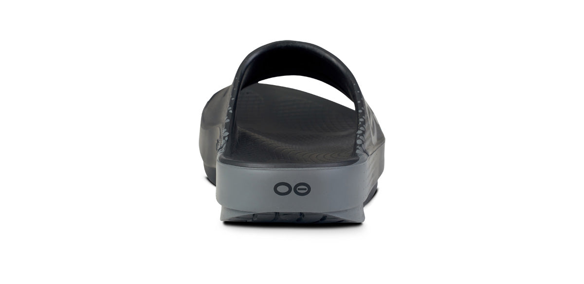 Women's OOahh Sport Slide Sandal - Comfortable Black Matrix Design for Running, Gym & Beach | Lightweight & Supportive Footwear for Active Lifestyles