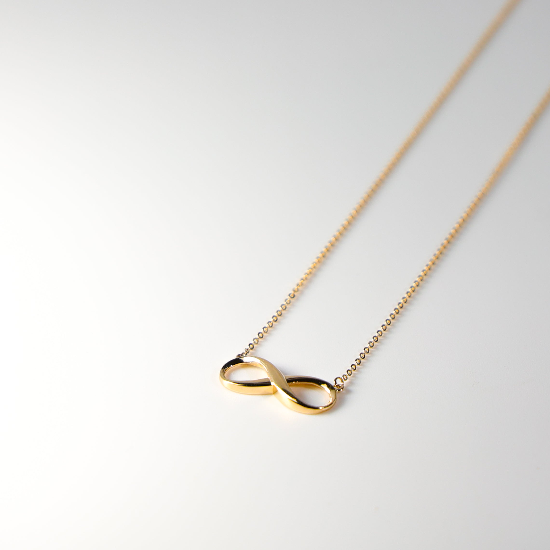 Elegant 14K Gold Infinity Necklace for Women - Model NK0211 - Perfect for Valentine's Day, Anniversary & Everyday Wear