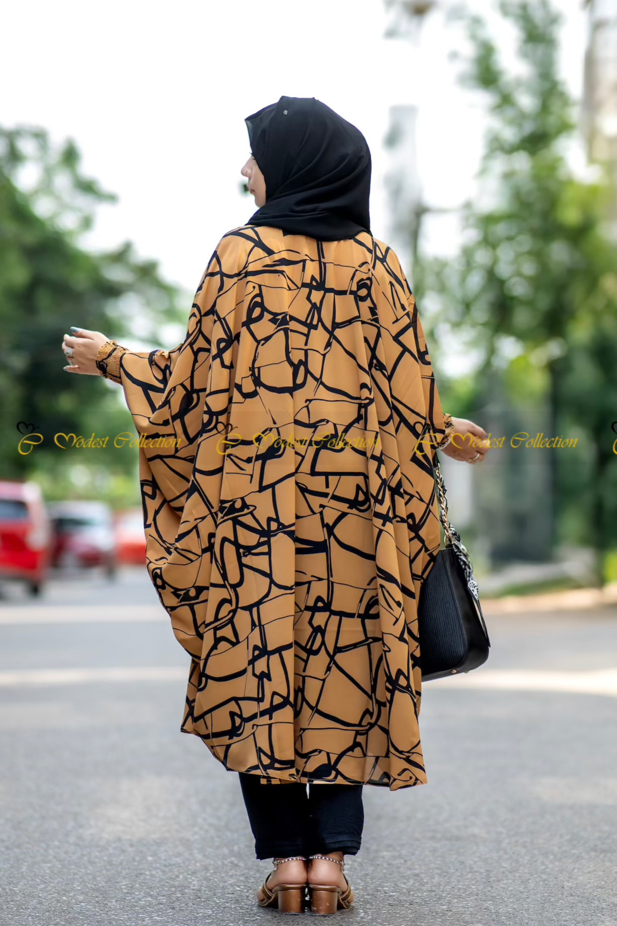 Tanaka Top Printed Brown - Stylish Women's Casual Blouse for Everyday Wear | Perfect for Office, Dating & Outings
