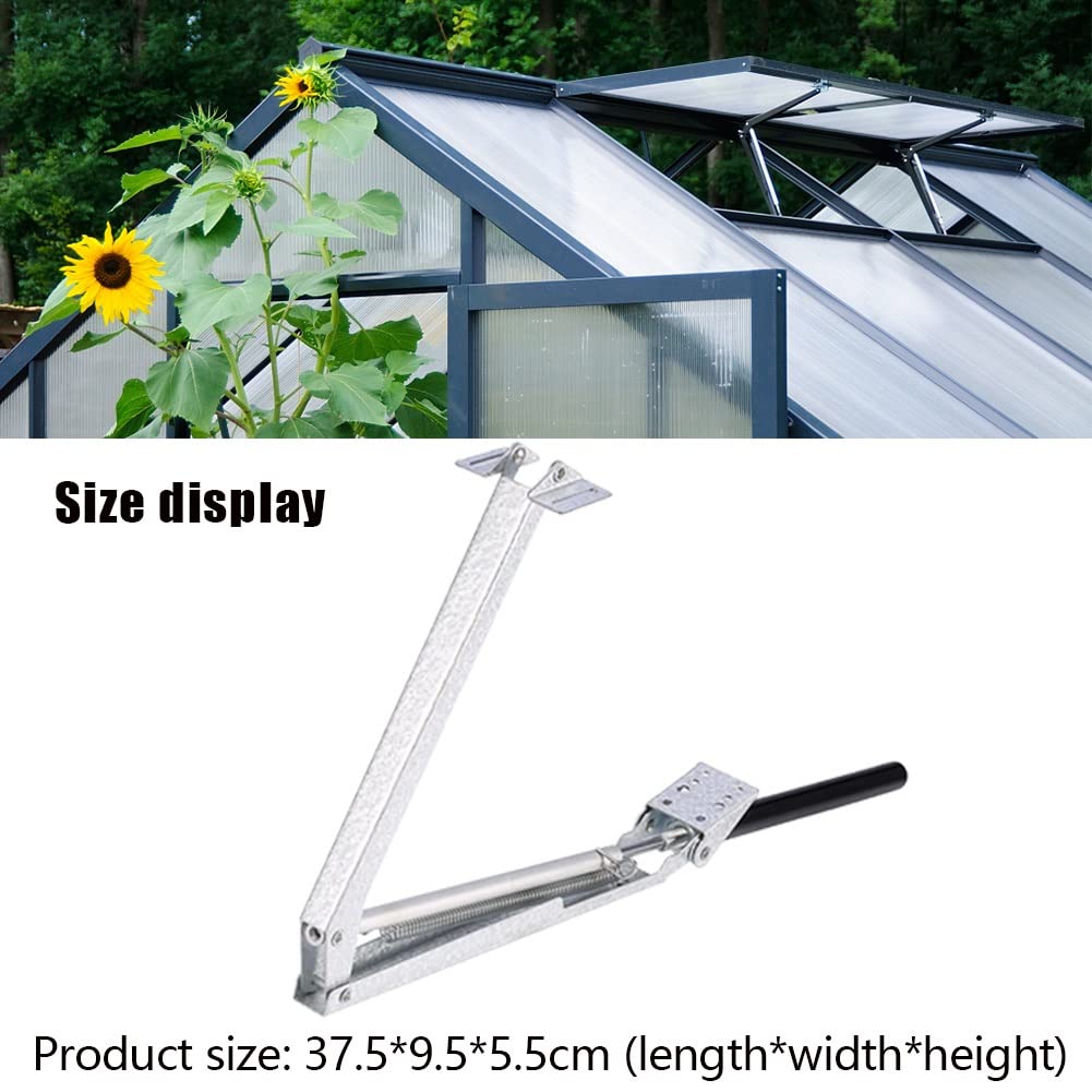 Automatic Greenhouse Vent Opener - 2Pcs Solar Heat Sensitive Temperature Controlled Window Opener with Single Spring, Lifts 7kg for Garden, Greenhouse & Plant Care (Ideal for Ventilation & Temperature Regulation)