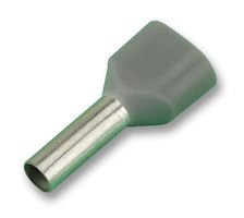 Weidmuller 4/22d Grey Insulated Twin Terminal Female - High-Quality Electrical Connectors for Industrial and DIY Projects