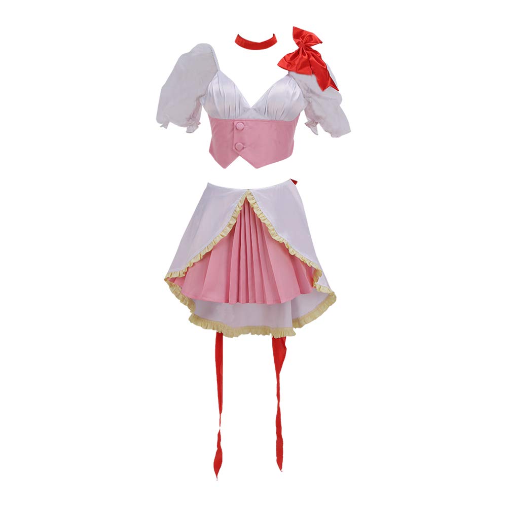 Cosonsen Anime Magical Girl Ore UNO Saki Pink Cosplay Costume - Cute Japanese Anime Character Fancy Dress for Halloween, Comic Con & Cosplay Events