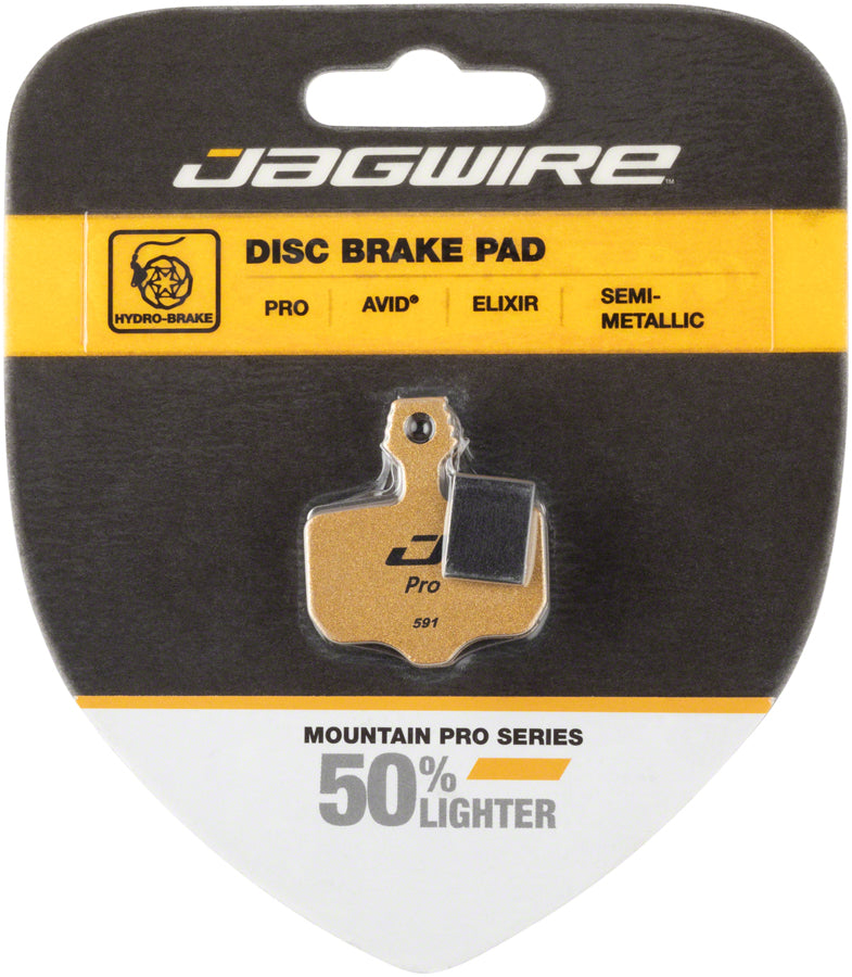 Jagwire Mountain Pro Disc Brake Pads for Avid Elixir R, 1, 3, 5, 7, 9, X.O, XX World Cup - High Performance Bicycle Brake Pads for Mountain Biking & Trail Riding