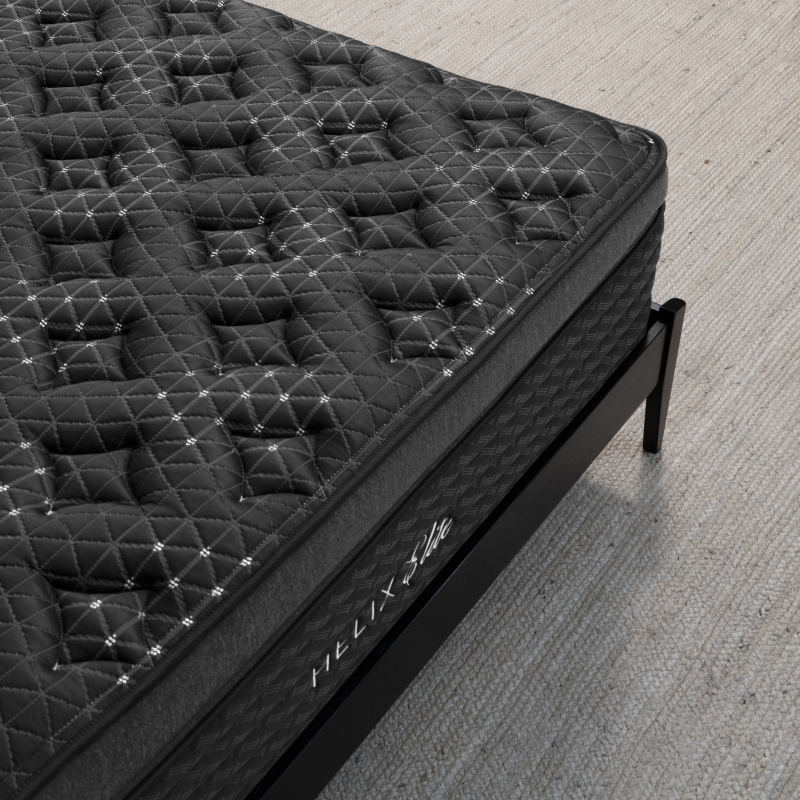 Helix Midnight Elite Mattress - Medium Firm Memory Foam Hybrid for Back & Side Sleepers - Perfect for Bedroom, Guest Room & Dorm Use