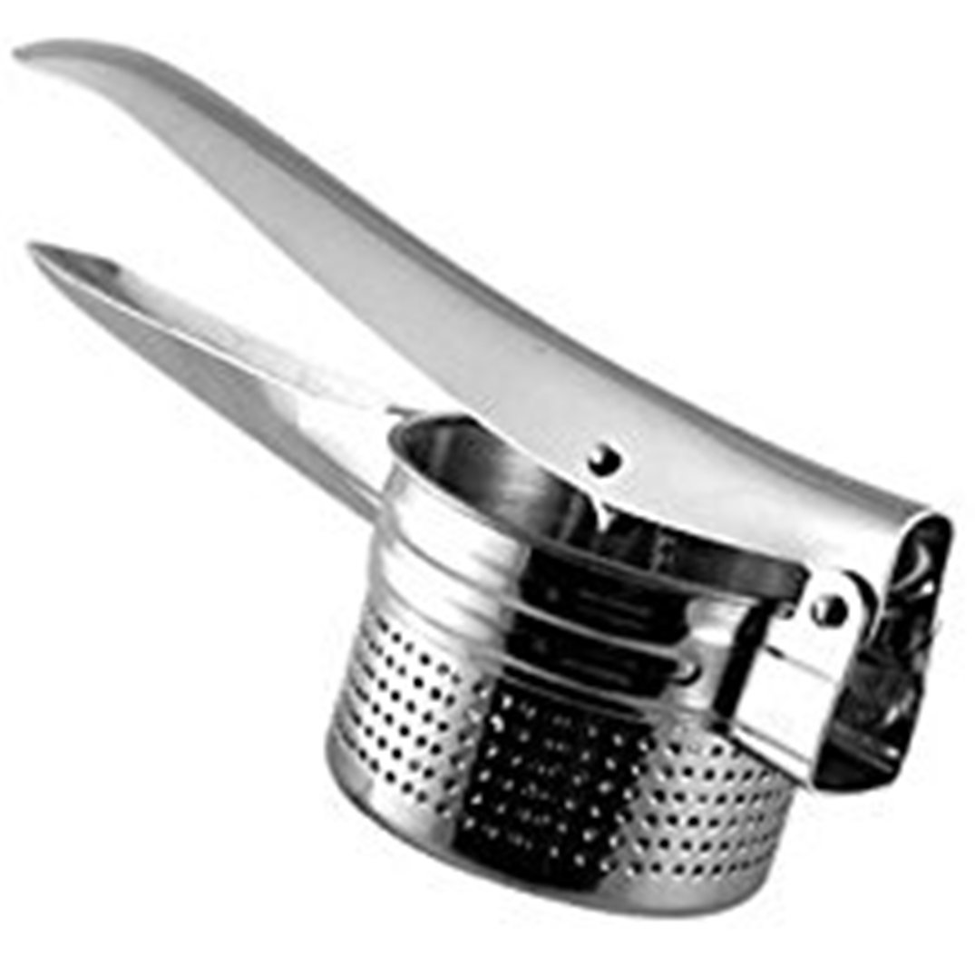 Stainless Steel Potato Ricer - Premium Quality for Smooth Mashed Potatoes, Baby Food & Purees - Perfect for Home Cooking & Professional Kitchens