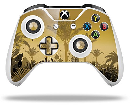 WraptorSkinz Vinyl Skin Wrap for XBOX One S/X Controller - Summer Palm Trees Design | Custom Decal Sticker | Gaming Accessories | Perfect for Personalization & Protection (Controller Not Included) | Ideal for Gamers, Gifts & Custom Controllers