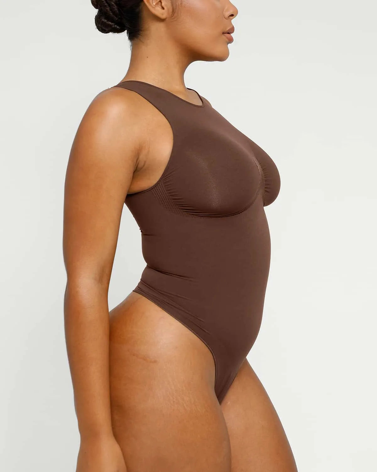 2.0 High Neck Thong Bodysuit for Women - Sexy Lingerie Bodysuit with Adjustable Straps - Perfect for Date Night, Boudoir Photography & Special Occasions