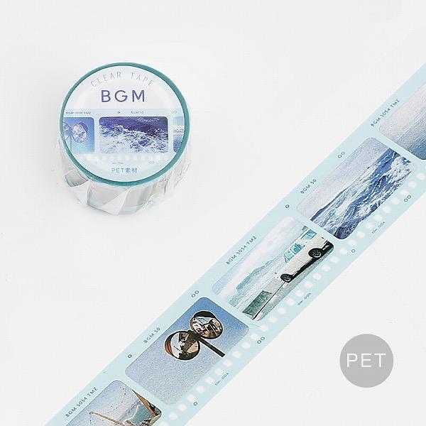 BGM Film Series 30mm Clear Masking Tape - High Quality Background Music for Movies & Videos - Perfect for Film Production, Video Editing, and Creative Projects