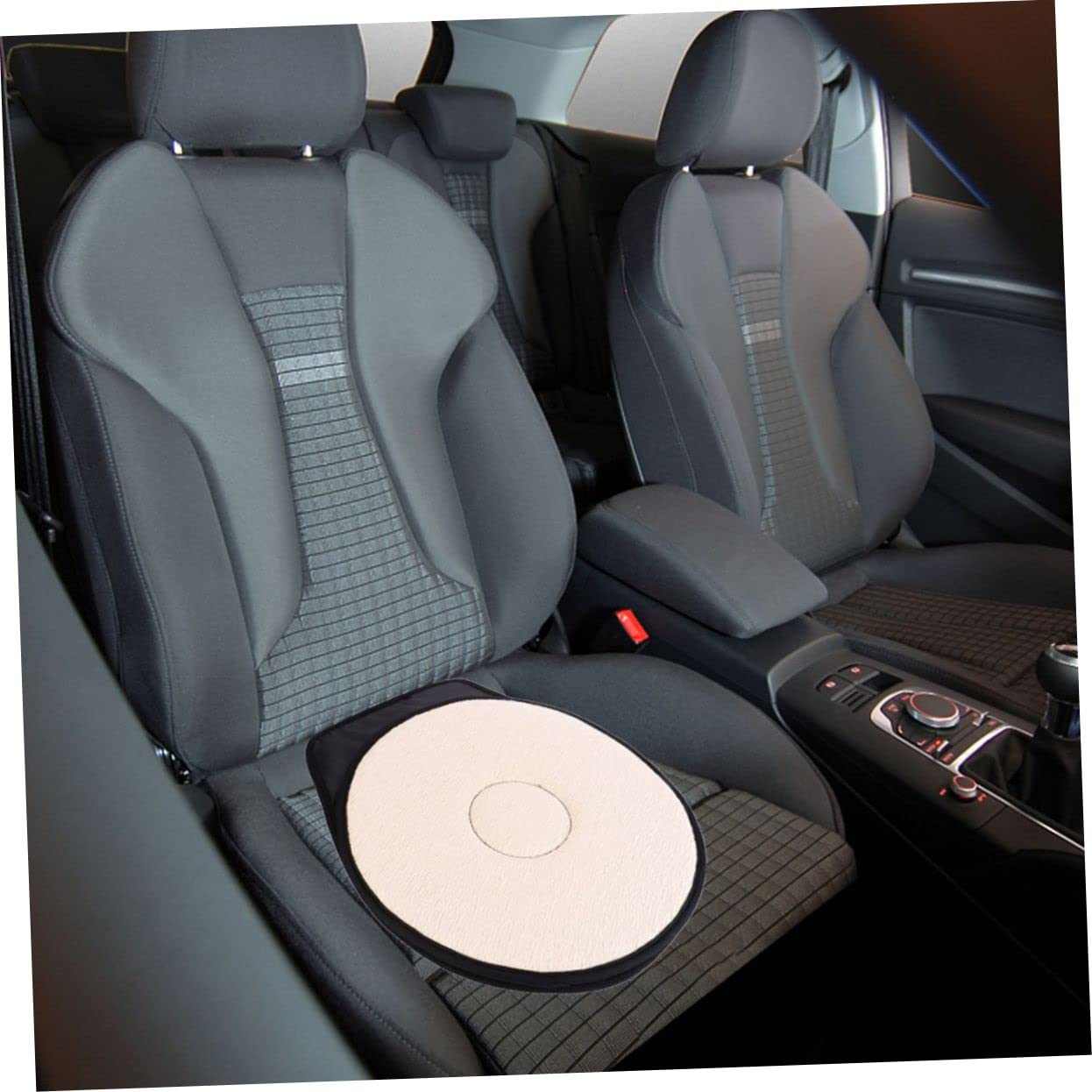 360° Rotating Car Seat Cushion - Swivel Cushion Pad with Memory Foam for Drivers & Passengers | Comfort Support for Long Drives, Office Chairs & Home Use