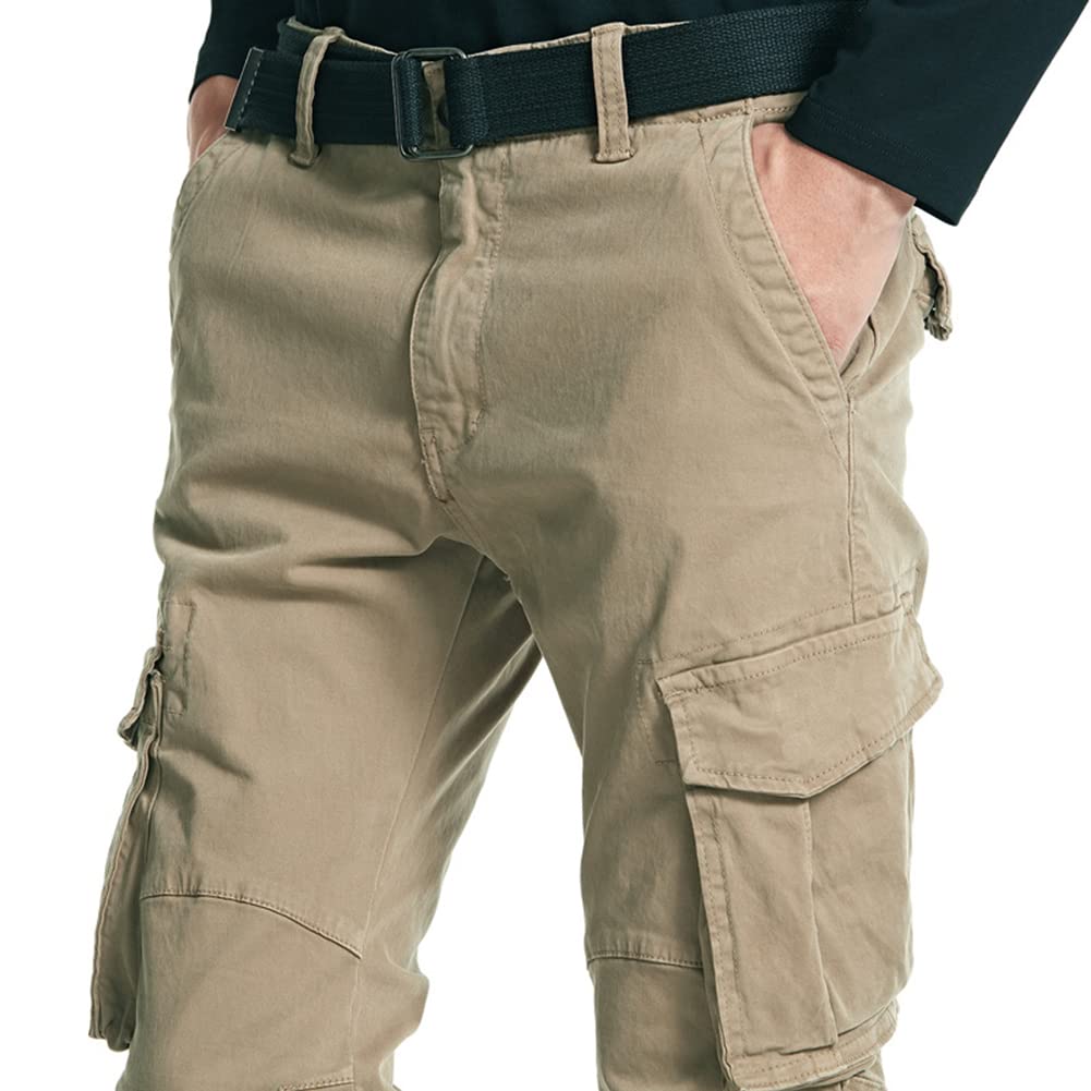 **Men's Tactical Pants - Outdoor Tapered Cargo Pants for Hiking, Camping & Work - Durable Multi-Pocket Trousers for Adventure & Everyday Use**