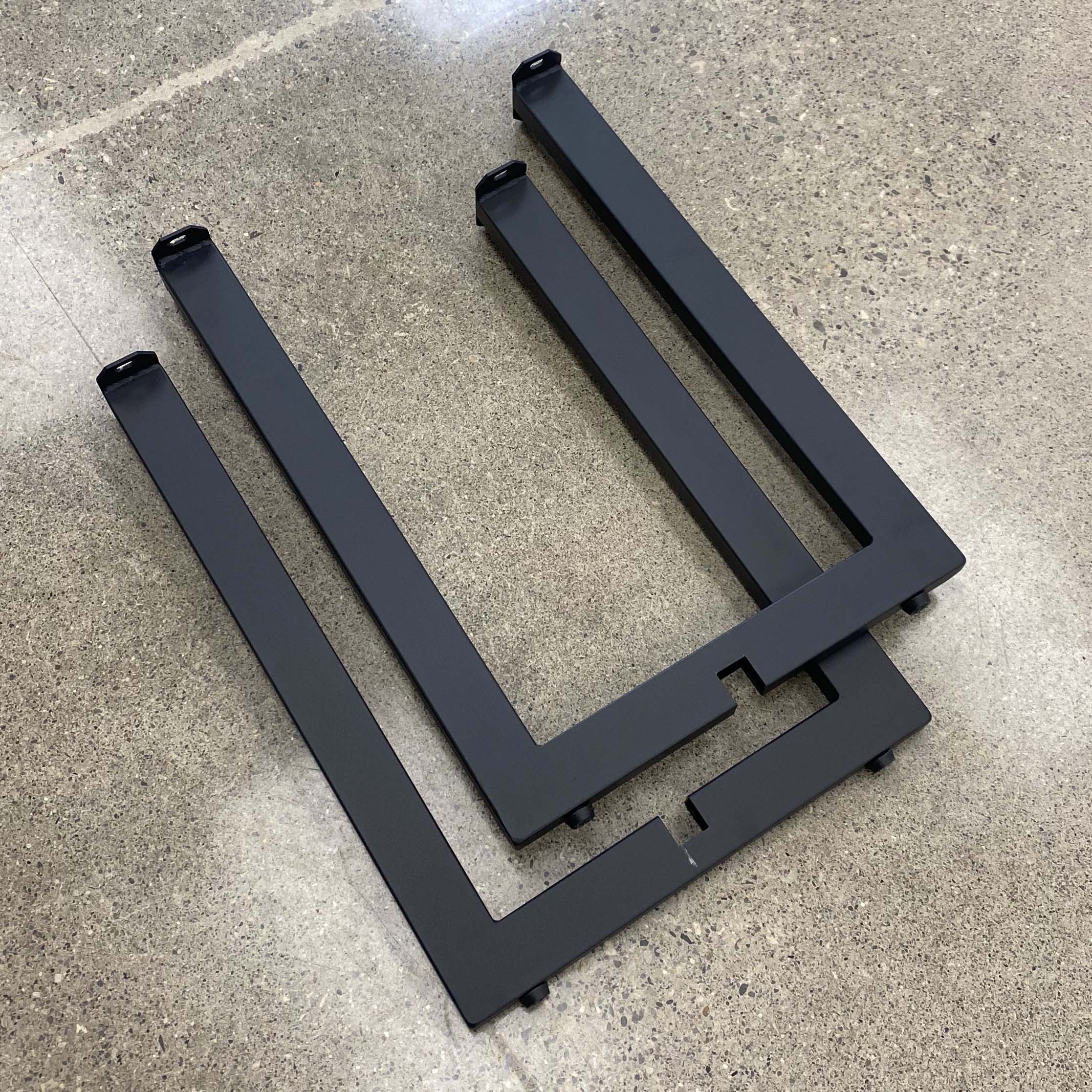 Round Cross End Table Base SS1460 - Heavy Duty Metal Legs for Square or Round Tables (1 Set) - Perfect for Living Room, Patio, or Outdoor Furniture
