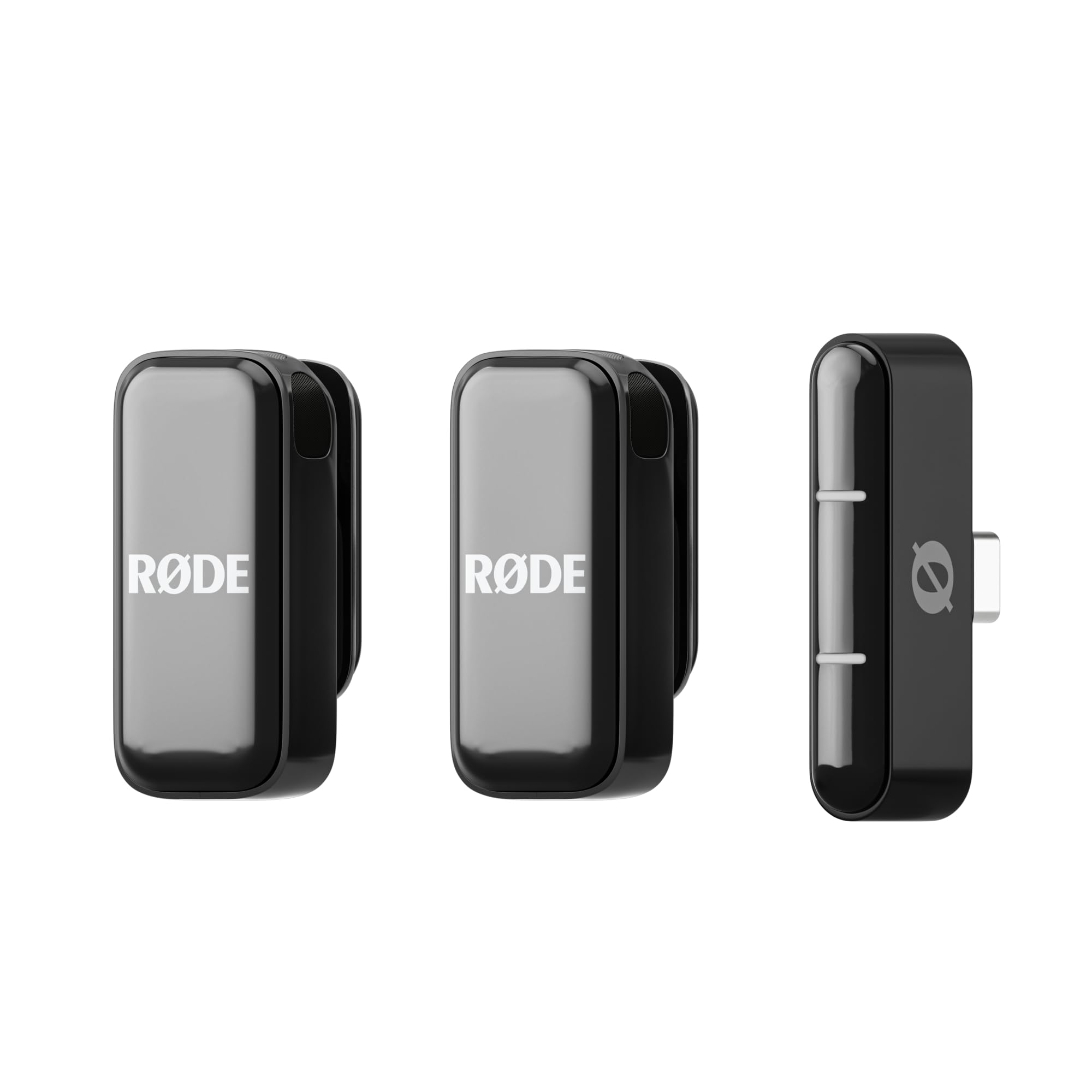 RØDE Wireless GO II - Compact Wireless Microphone System with Dual Mics & USB-C Charging Case for Smartphone, DSLR, YouTube, TikTok, Vlogging & Live Streaming - Black (Perfect for Content Creators, Podcasters & Filmmakers)