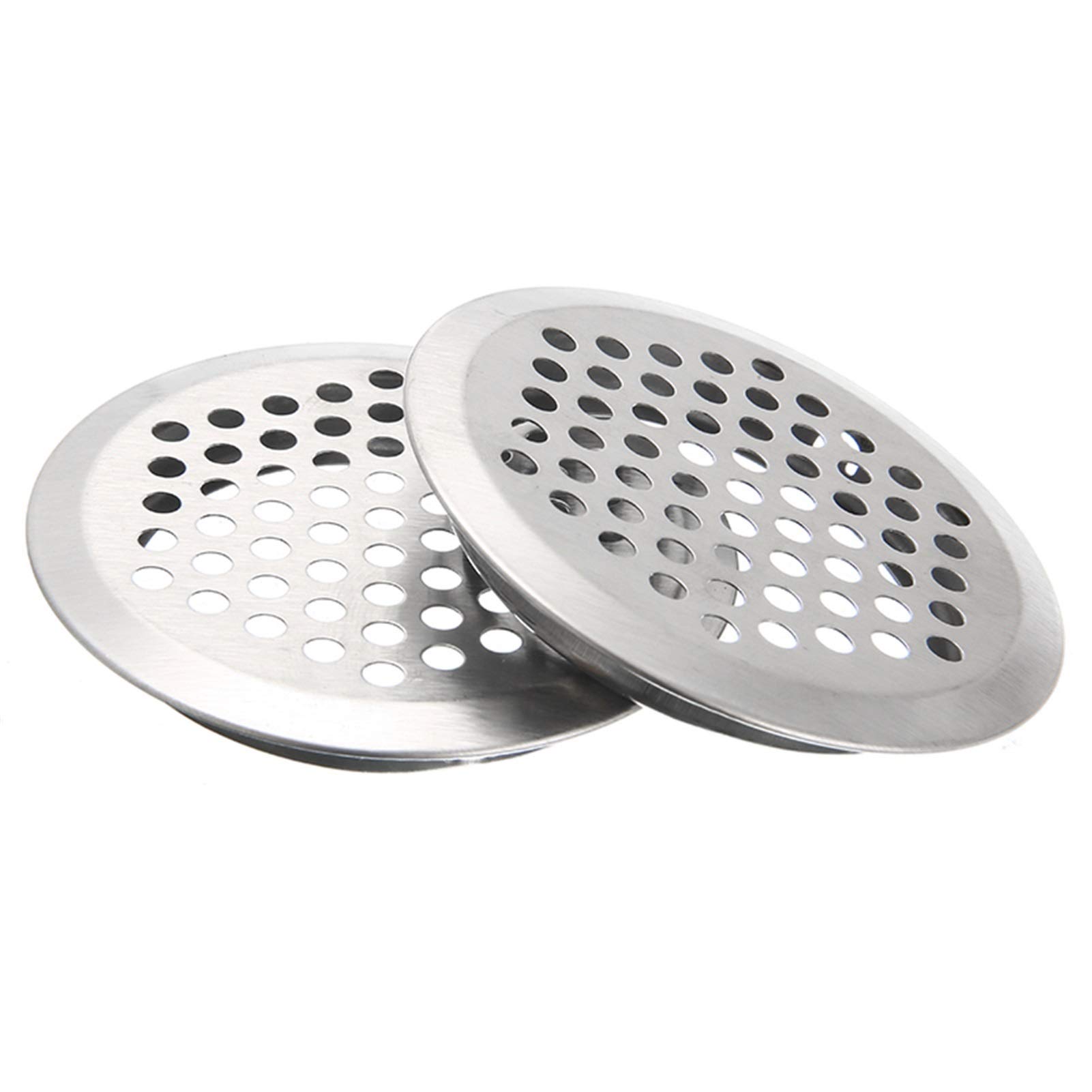 20pcs Stainless Steel Air Vent Grilles for Wardrobe & Cupboard - Exhaust Ventilation Grille for Improved Air Circulation - Durable Replacement Parts (Color A) - Perfect for Home, Office & Closet Organization