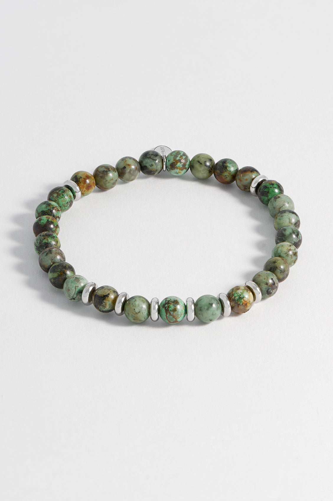 Gemstone Beaded Bracelet for Men - Handmade Natural Stone Beads, Adjustable & Stylish - Perfect for Gifts, Yoga & Meditation Accessories