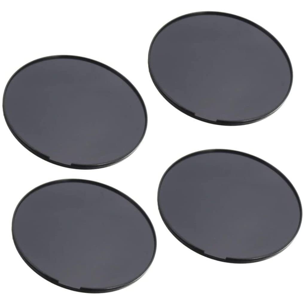 4-Pack 80mm Adhesive Car Dashboard Mounting Discs - Heat Resistant GPS & Smartphone Mounting Pads for Secure Device Attachment - Perfect for Road Trips, Commuting, and Hands-Free Navigation