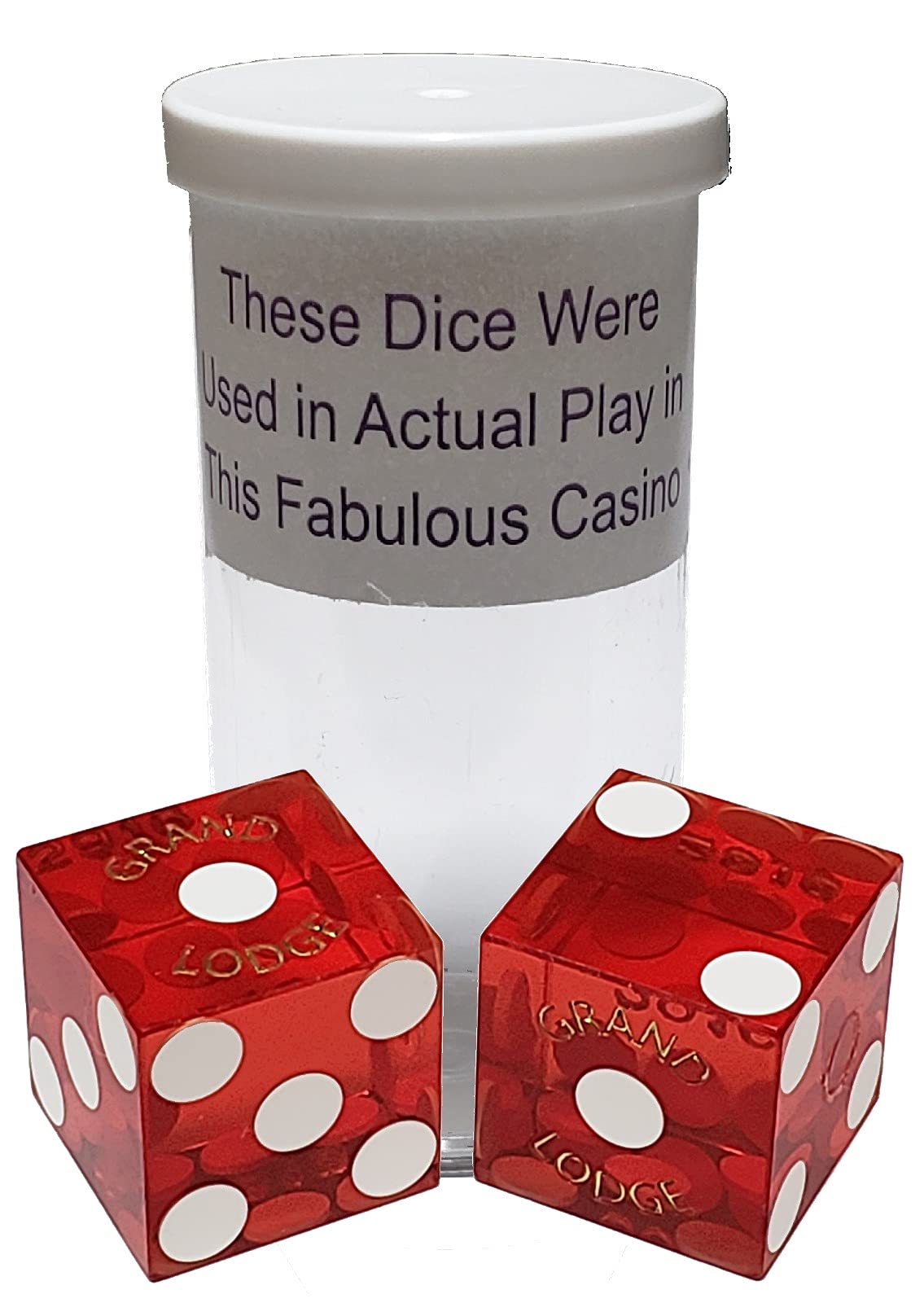 19mm Casino Craps Dice Pairs - Nevada Authentic for Table Games & Home Play