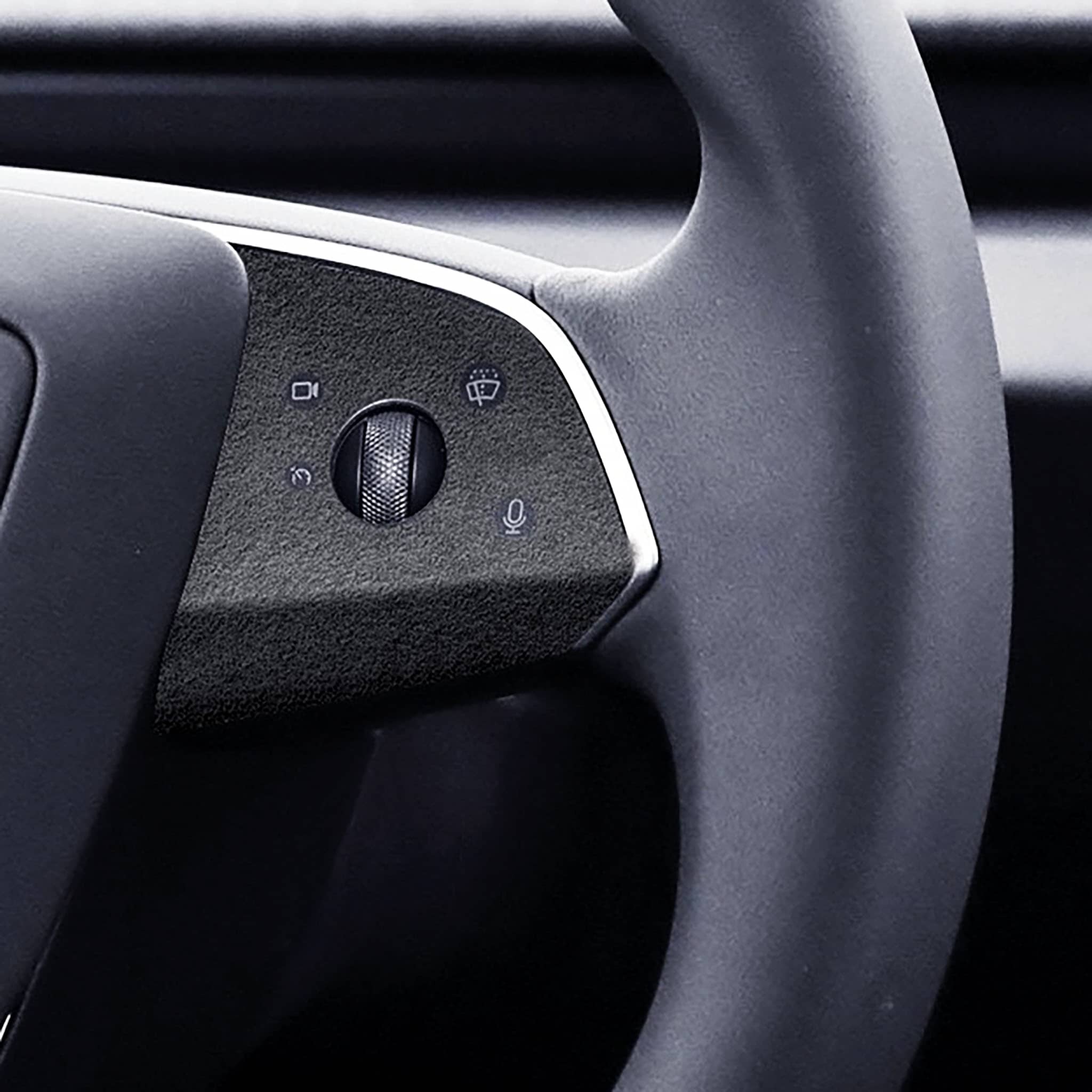 Premium Tesla Alcantara Steering Wheel Cover for 2024+ Model 3 Highland - Luxury Car Interior Upgrade, Enhanced Grip & Comfort - Perfect for Daily Commute & Road Trips